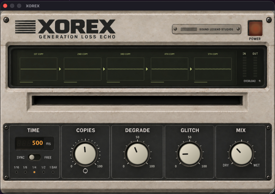 XOREX interface